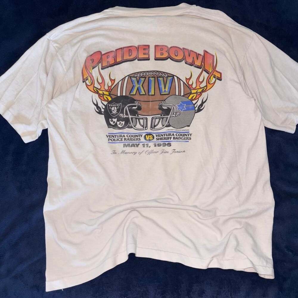 Vintage All Sport Pride Bowl XIV 1996 Football T-Shirt
